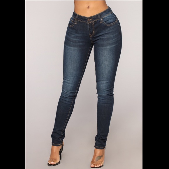 Fashion Nova Pants - Booty Shaping Jeans Dark Denim 1 - Fashion Nova